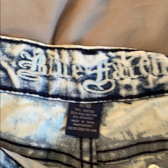 American Flag Jean Shorts - Picture 2 of 3